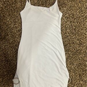 Forever 21 White Slip Dress with Spaghetti Straps
